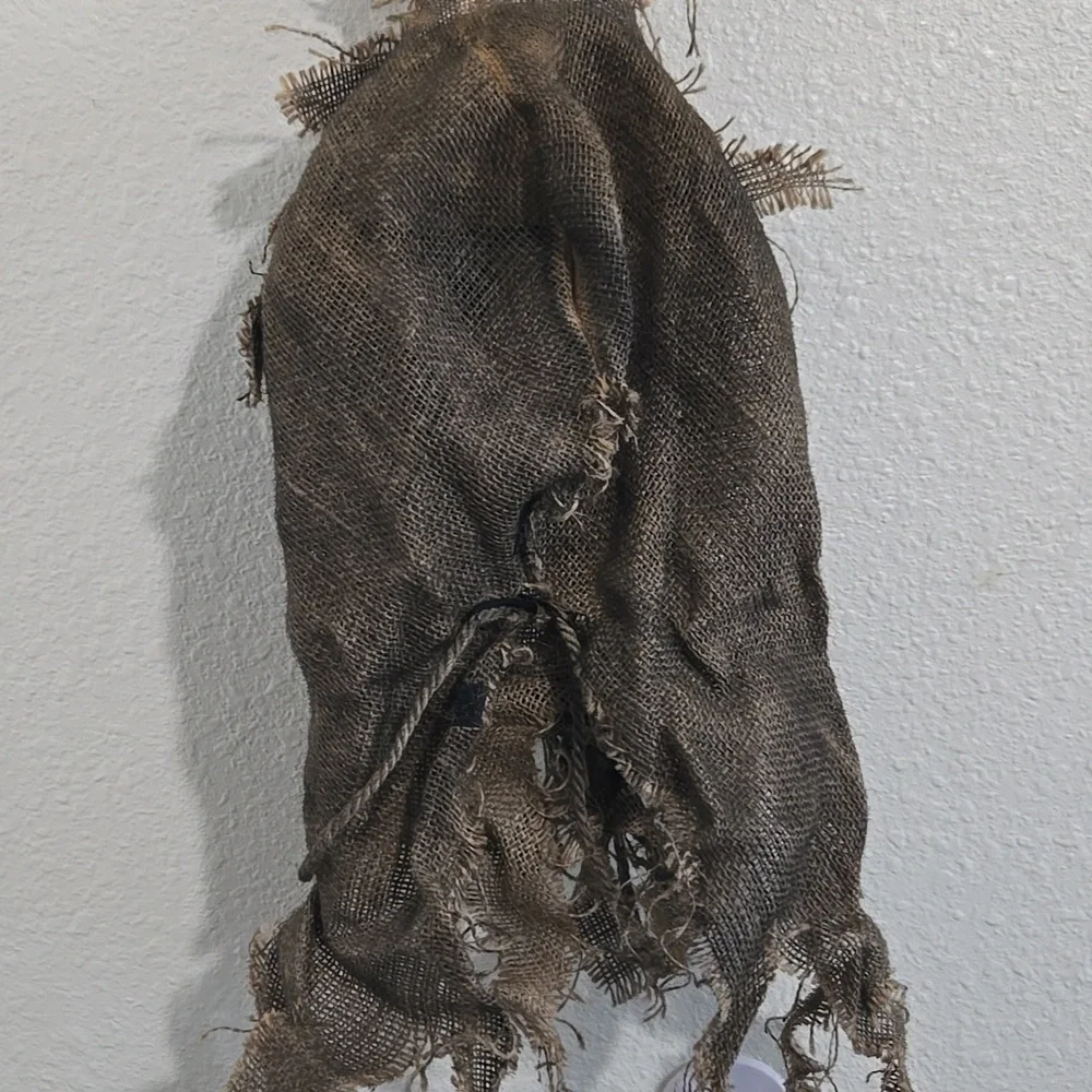 Adult Halloween Scarecrow Mask Burlap